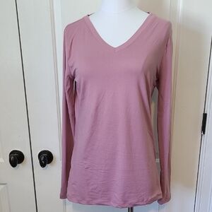 NWOT Mauve V Neck Sweater